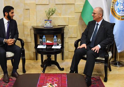 الحمد الله يستقبل رئيس مؤسسة الاغاثة التعليمية