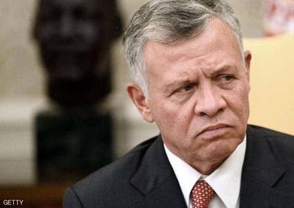 العاهل الأردني يبحث فرص إحلال السلام في المنطقة