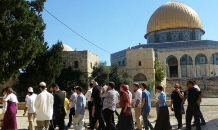 139 مستوطنا وطالبا تلموديا يقتحمون الاقصى