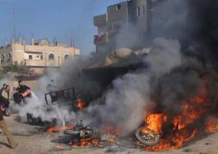 انفجار عبوة ناسفة قرب سيارة في جباليا