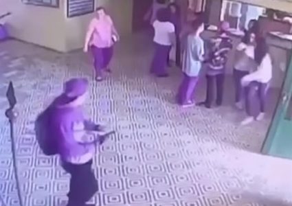 لحظة إطلاق النار على تلاميذ بمدرسة ابتدائية في البرازيل