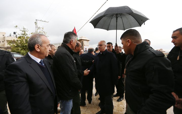 الحمدلله يعزي بوفاة نائب قائد منطقة بيت لحم العميد جمال عودة