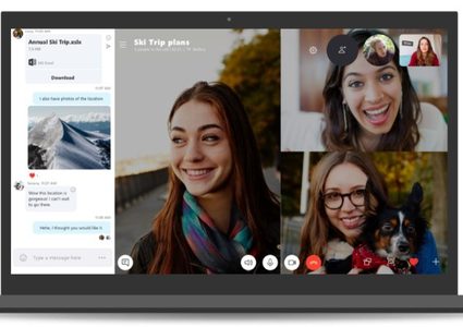 مايكروسوفت تسعى لزيادة عدد المشاركين في مكالمات فيديو Skype