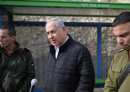 نتنياهو يحضر إلى مكان عملية "أريئيل"