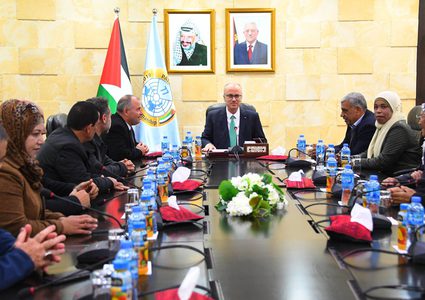 الحمد الله يستقبل عددا من الوفود