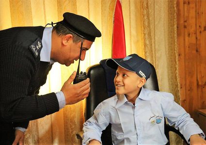 محمد عبد النبي طفل من غزة مديرًا لشرطة نابلس