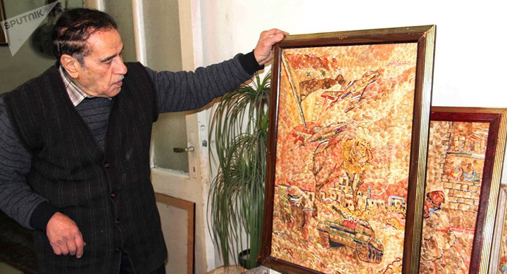 سوري في الثمانينات يرسم ببروات أقلام الرصاص لوحات عن الحب والوطن