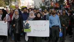 رام الله: مسيرة إسناد ودعم للأسرى في سجون الاحتلال