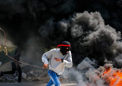 اصابات خلال مواجهات في المدخل الشمالي للبيرة