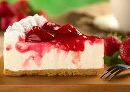 كيكة الجبنة بالتوت