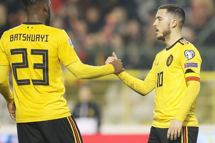 هازارد يقود بلجيكا لعبور روسيا بثلاثية في تصفيات (يورو 2020)