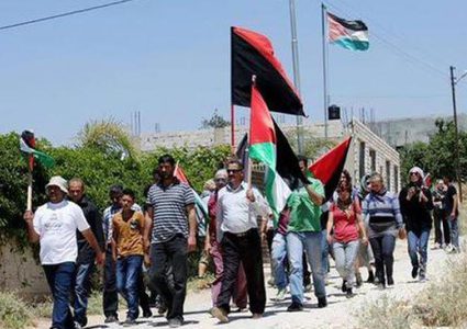 مسيرة نعلين تحيي ذكرى معركة الكرامة وتندد بمجازر الاحتلال