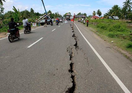 زلزال يهز جزيرة إندونيسية على عمق عشرات الأمتار