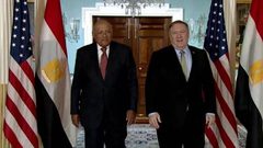 وزير الخارجية المصري يزور واشنطن غداً للقاء بومبيو