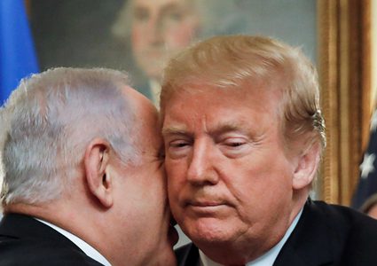 نتنياهو لترامب: اعترافكم بسيادة إسرائيل على الجولان عدالة تاريخية