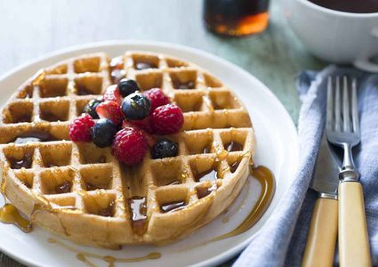 طريقة عمل وافل مقرمش