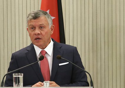 العاهل الأردني: القدس ومستقبل فلسطين خط أحمر