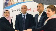 افتتاح ركن التشغيل في غرفة تجارة وصناعة محافظة سلفيت