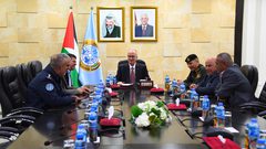 الحمد الله يستقبل مدراء عمليات المؤسسة الأمنية