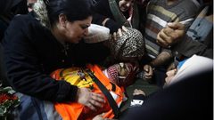 تشييع جثمان الشهيد المسعف ساجد إلى مثواه الأخير