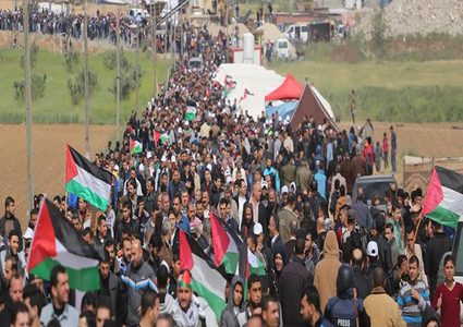 الفصائل تدعو الى "مليونية" سلمية في يوم الارض