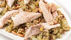 وصفة الفريكة بالدجاج