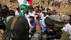 الاحتلال يقمع مسيرة لمناسبة يوم الأرض شمال نابلس