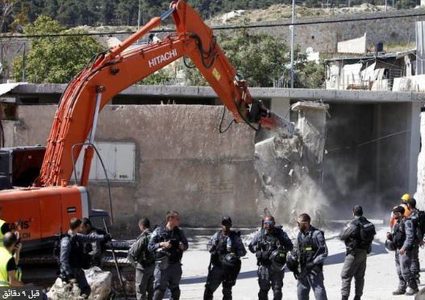 وقفة منددة بهدم المنازل والاستيلاء عليها في الشيخ جراح