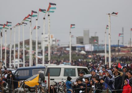 مليونية العودة شرق قطاع غزة