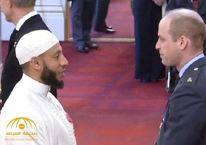 الأمير ويليام يكرم إمام مسجد بلندن ويمنحه وسام الإمبراطورية