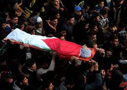 جماهير خان يونس تشيع جثمان الشهيد أبو هجرس