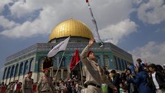 في ذكرى الإسراء والمعراج.. السلام الوطني الفلسطيني يصدح وسط القدس