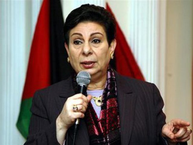 عشراوي تطلع وفودا دولية ودبلوماسية على آخر التطورات السياسة