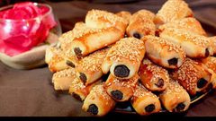 أصابع التمر والكراميل