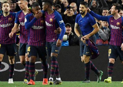 بطولة إسبانيا: سواريز وميسي يحسمان موقعة اللقب