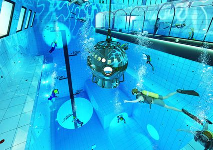 افتتاح أعمق مسبح في العالم (صور)