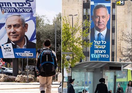 نتنياهو وغانتس يعلنان فوزهما في الانتخابات