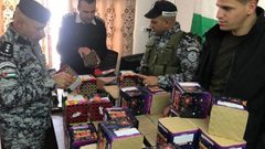 ضبط ألعاب نارية ممنوعة من التداول في جنين