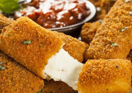 أصابع الموزريلا السهلة