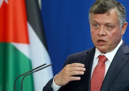العاهل الأردني: ضرورة تكثيف الجهود لإنهاء الصراع الإسرائيلي