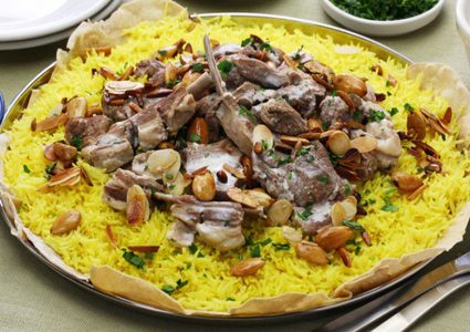 منسف باللحم للعزومات