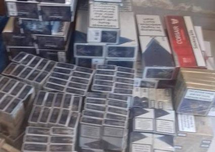 ضبط (63) كروز دخان اجنبي مهرب وغير قانوني في جنين