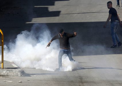 مواجهات مع قوات الاحتلال الإسرائيلي في مدينة الخليل