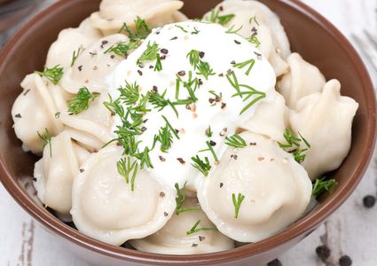 شيش برك مع اللبن