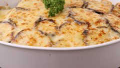 غراتان باذنجان بالجبن