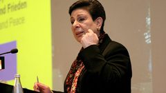 عشراوي: الخطوات الإسرائيلية الأمريكية تشكل خطرا وجوديا على القضية