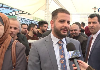 افتتاح مهرجان التسوق الوطني الثالث في جامعة النجاح الوطنية