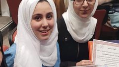 بنات جينصافوط الثانوية في المركز (1) بمسابقة المشاريع العلمية