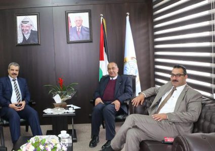 وزير العدل يلتقي  مع رئيس هيئة التقاعد ورئيس ديوان الرقابة