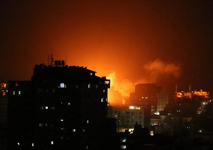 سماع دوي انفجار كبير في المستوطنات المحيطة بقطاع غزة